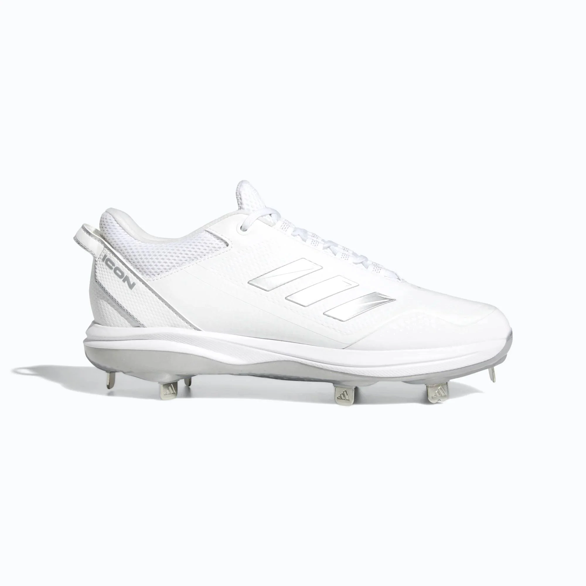 Adidas Icon 7 Metal Baseball Cleats Black/White Sz 13 - Image 19