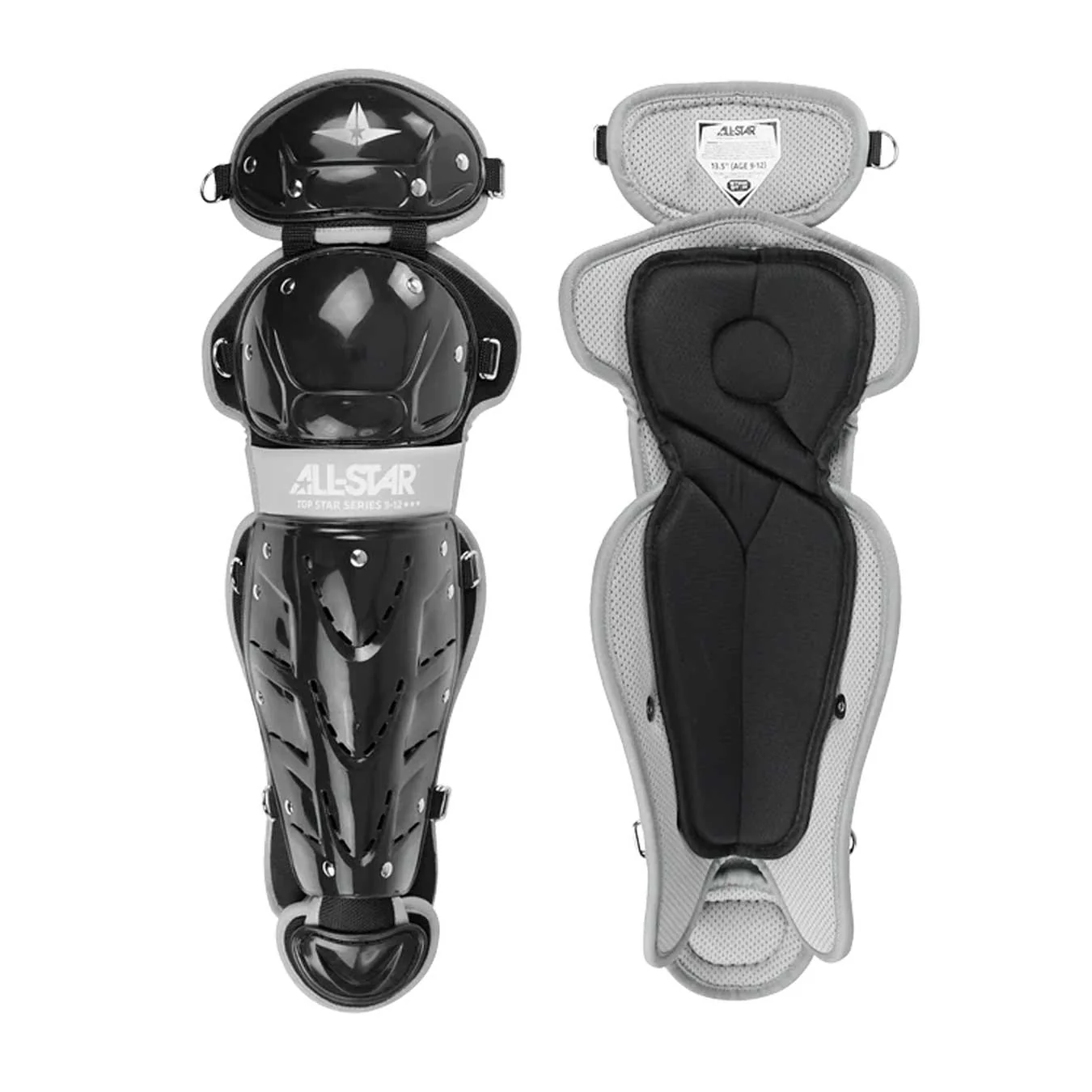 All-Star Top Star Leg Guards LG-TS-1216 Ages 12-16 15" - Image 2
