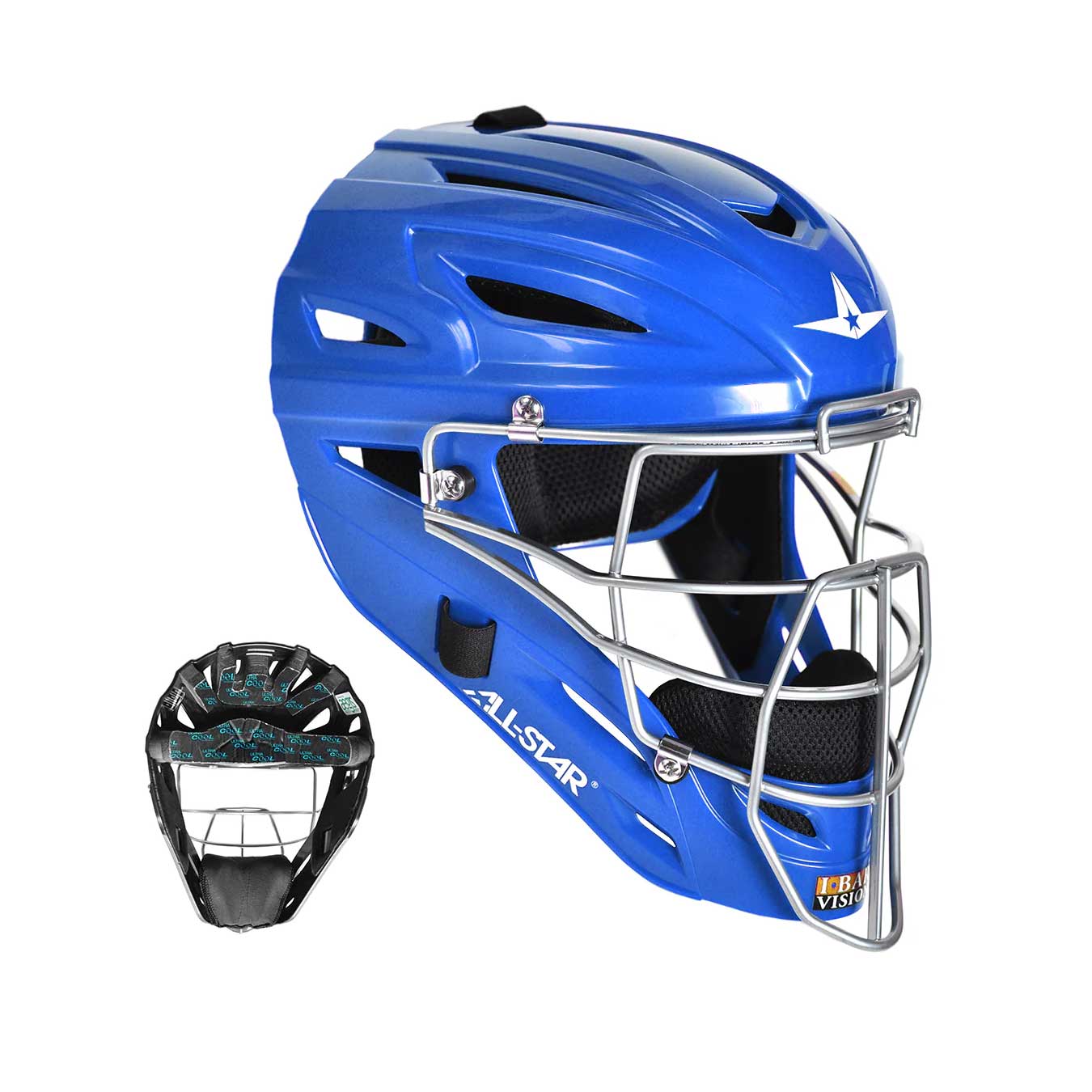All-Star Ultra Cool MVP2400 Adult Catchers Helmet - Image 3