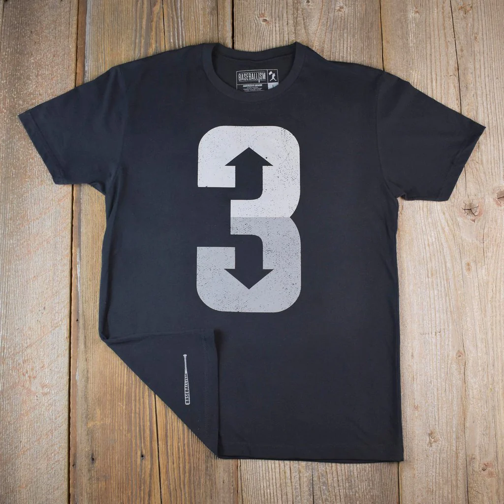 Baseballism 3 Up 3 Down Men's T-Shirt - Image 12