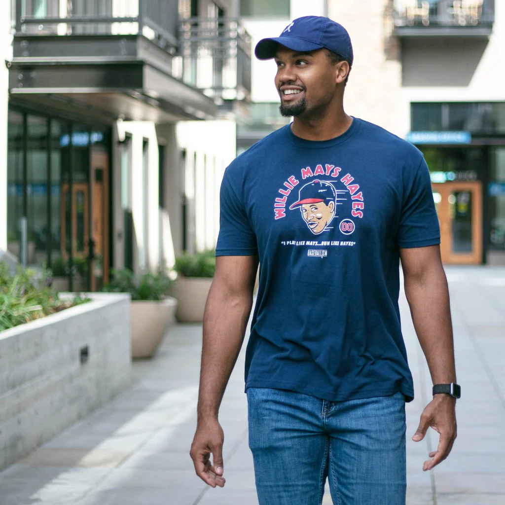 Baseballism Mays Hayes Men's T-Shirt - Image 9