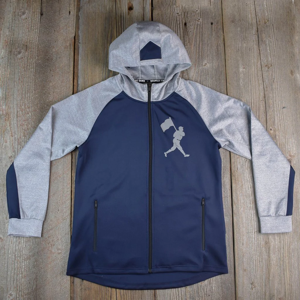 Baseballism Radbourn Zip Hoodie - Navy - Image 31