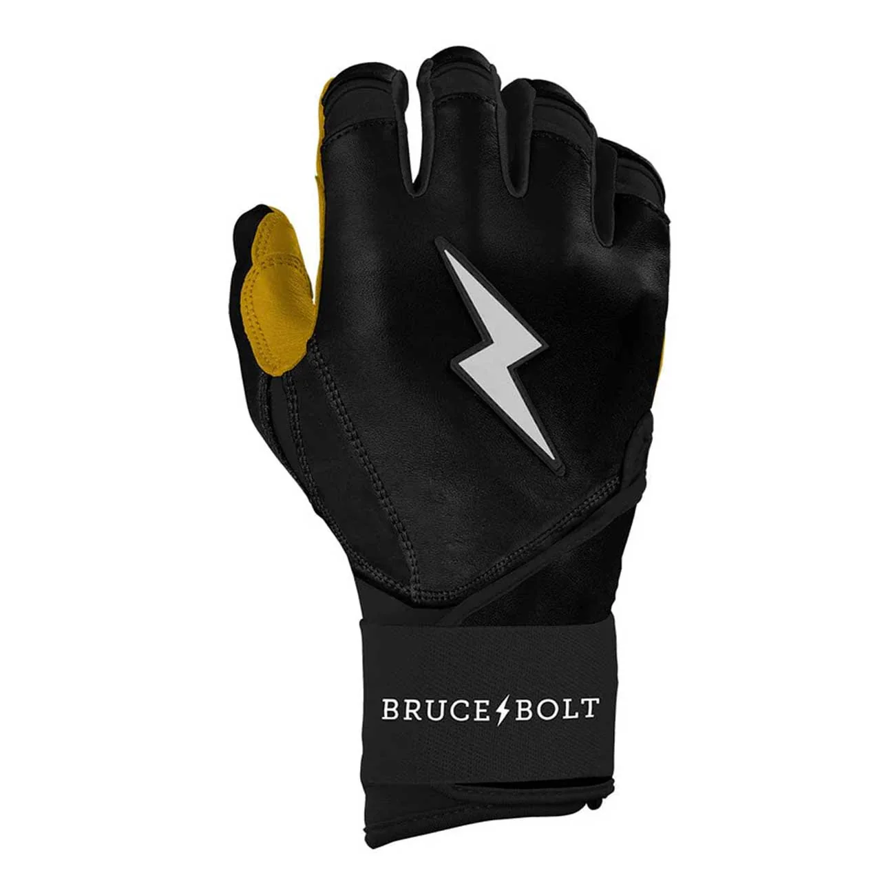 Bruce Bolt Original Series Long Cuff Batting Gloves-Adult