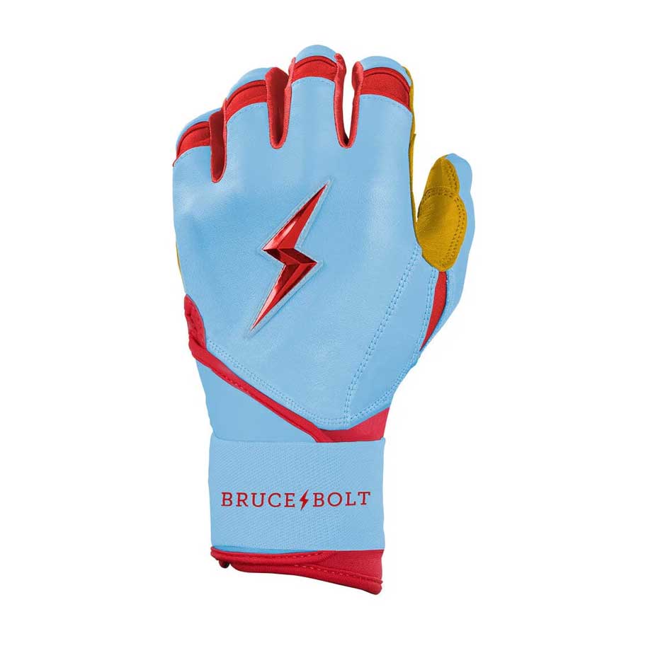 Bruce Bolt Signature Series Long Cuff Batting Gloves-Youth - Image 6