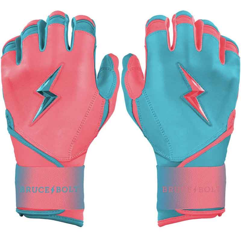 Bruce Bolt Signature Series Long Cuff Batting Gloves-Youth - Image 18