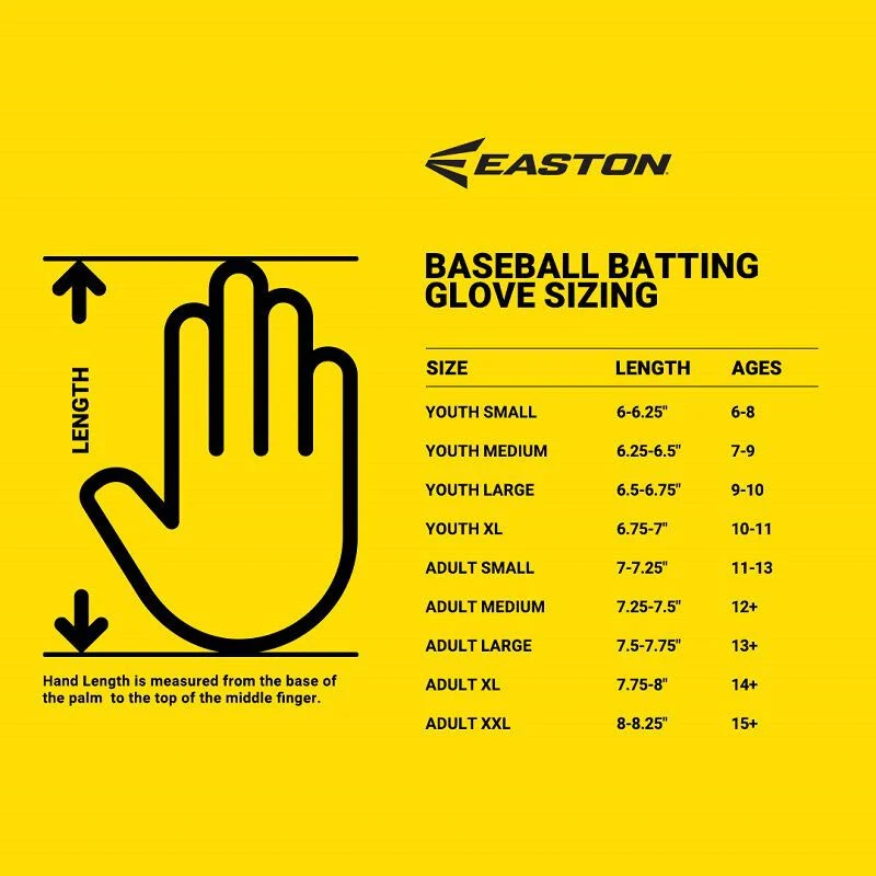 Easton Walk-Off Ethos Locked-In Youth Batting Gloves-Hype Fire - Image 10