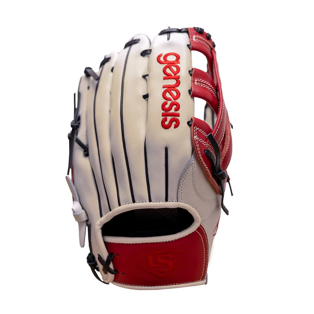 Louisville Slugger Genesis H-Web White/Red 14"