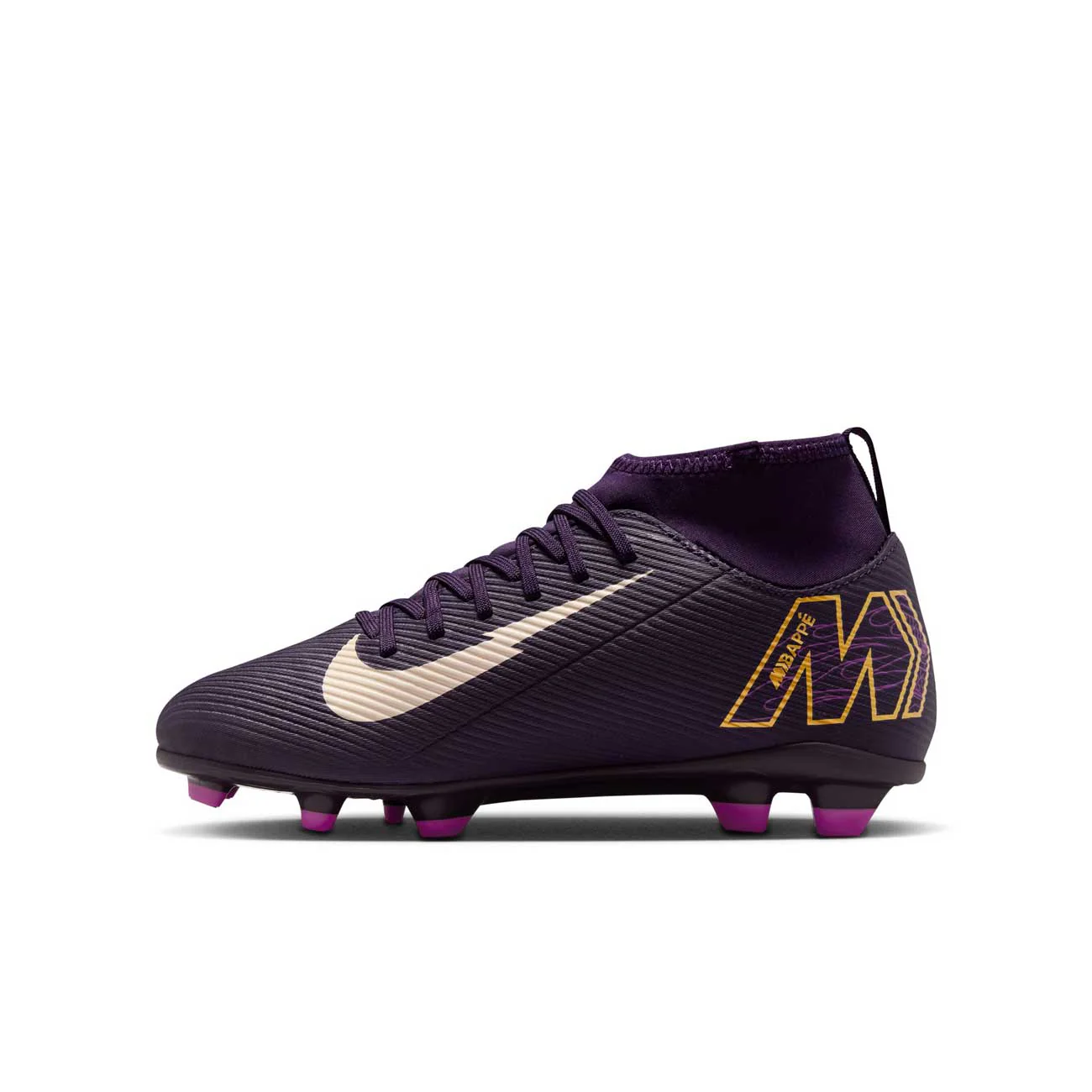Nike Jr. Mercurial Superfly 10 Club "Kylian Mbappé" Little/Big Kids' MG High-Top Soccer Cleats - Image 6