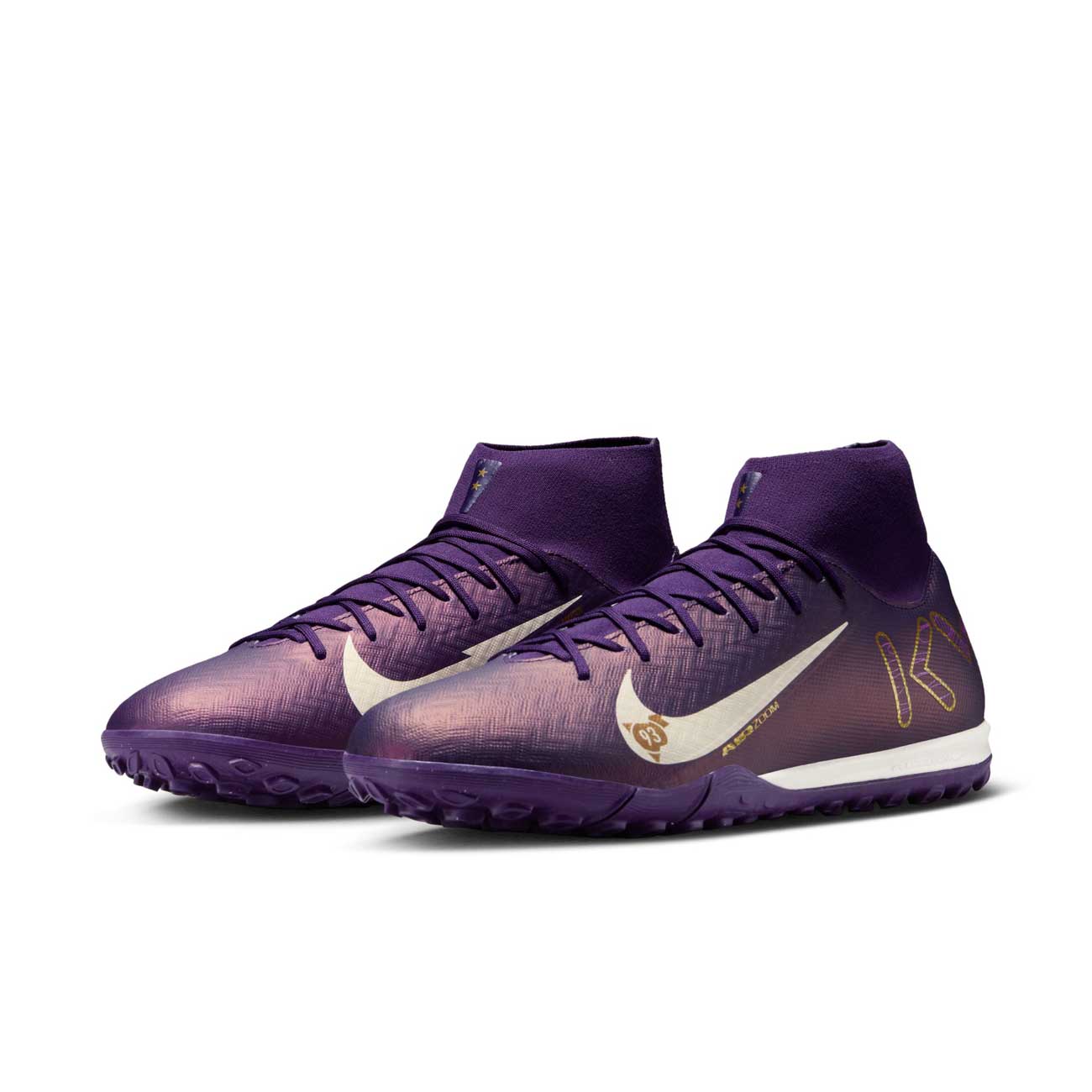 Nike Mercurial Superfly 10 Academy "Kylian Mbappé" - Grand Purple/Pale Ivory - Image 3