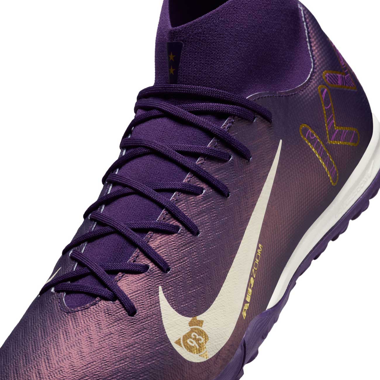Nike Mercurial Superfly 10 Academy "Kylian Mbappé" - Grand Purple/Pale Ivory - Image 9