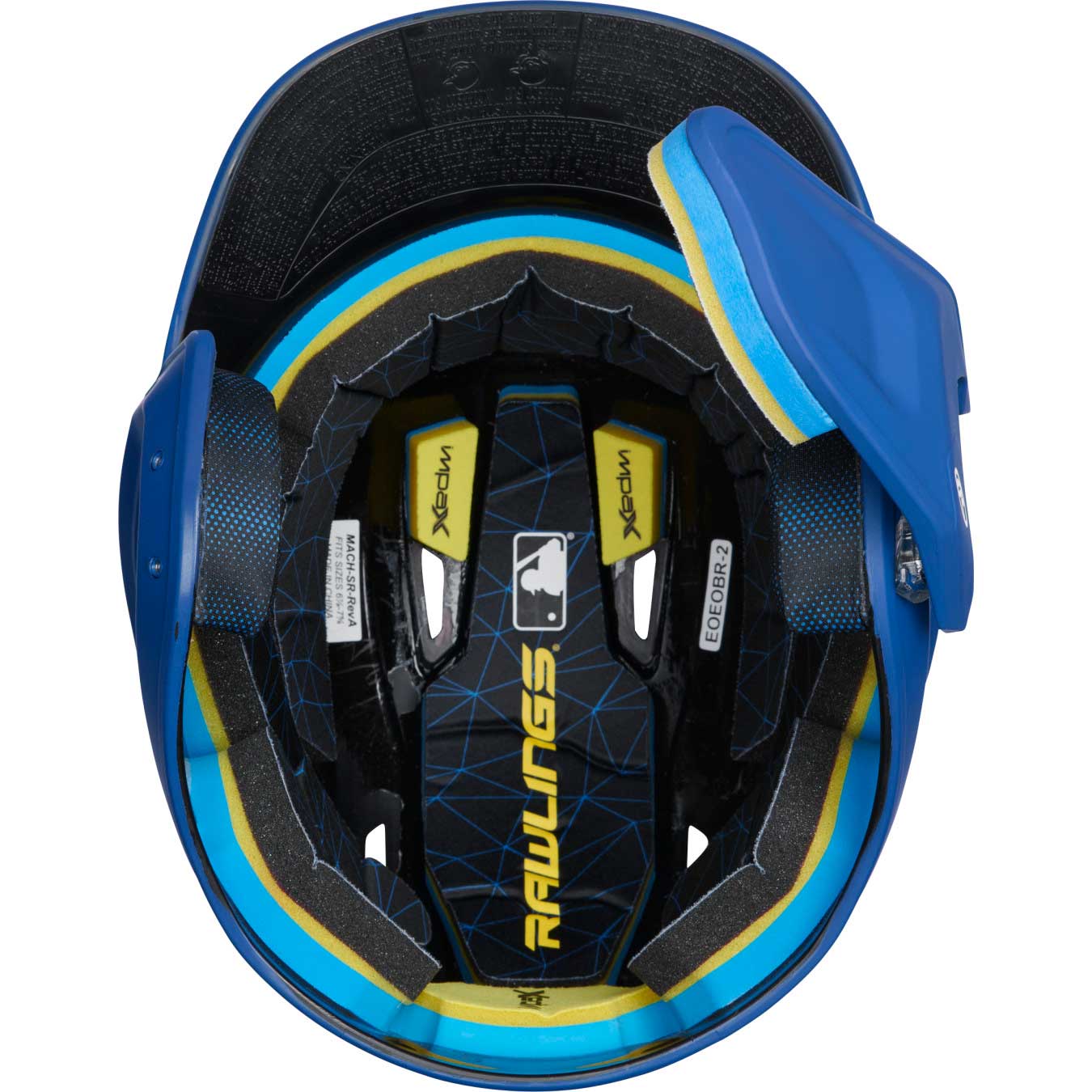Rawlings Mach 1-Tone Baseball Helmet w/Extender Matte - RHB - Image 12