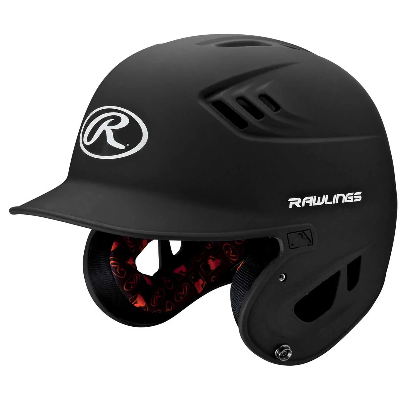 Rawlings R16/Velo 1-Tone Baseball Helmet Sr Matte-Navy