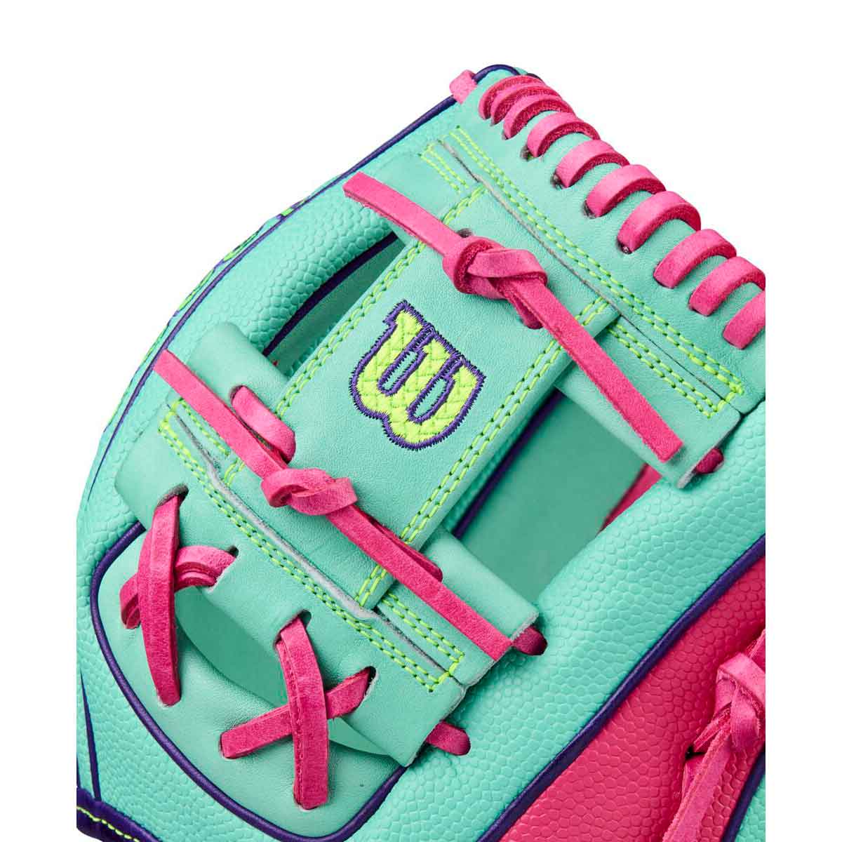 Wilson A2000 Fall 2025 DP15S Seafoam/Pink SS 11.5"-RHT - Image 5
