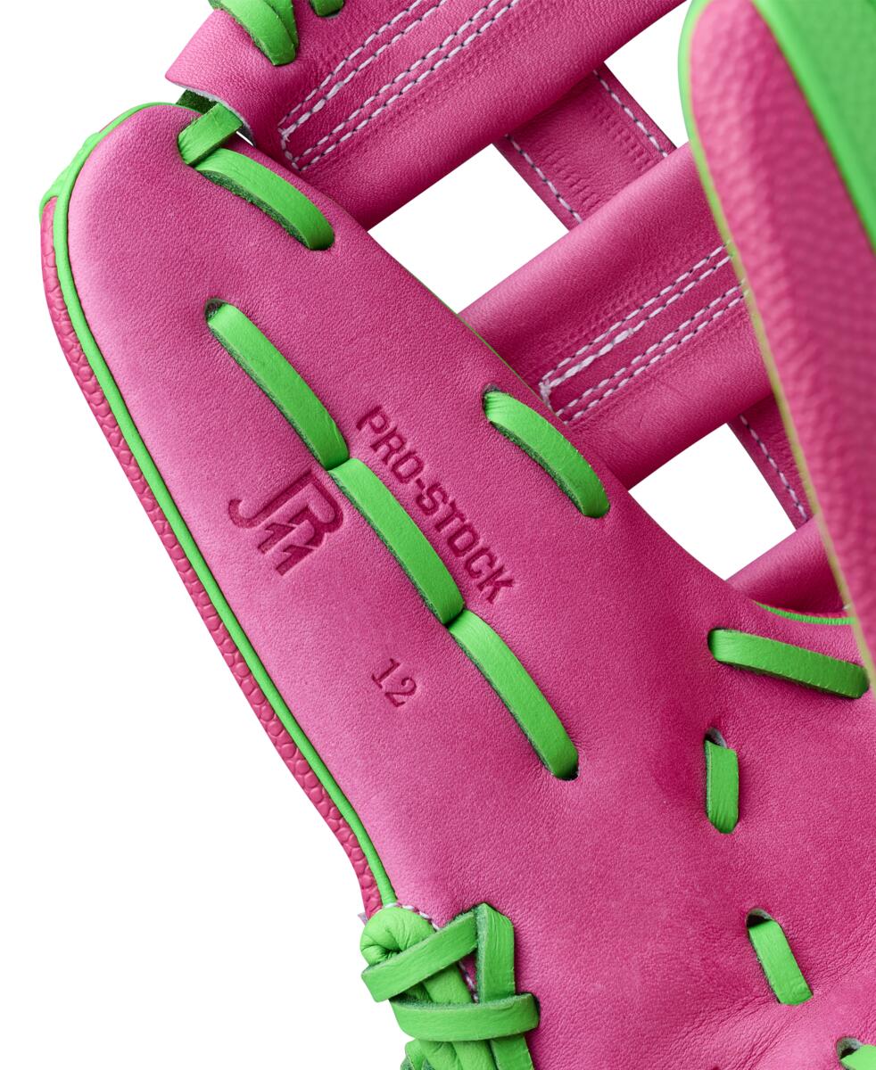 Wilson A2000 Spring 2026 Jose Ramirez GM Flamingo Pink/Neon Green SS  12"-RHT - Image 7